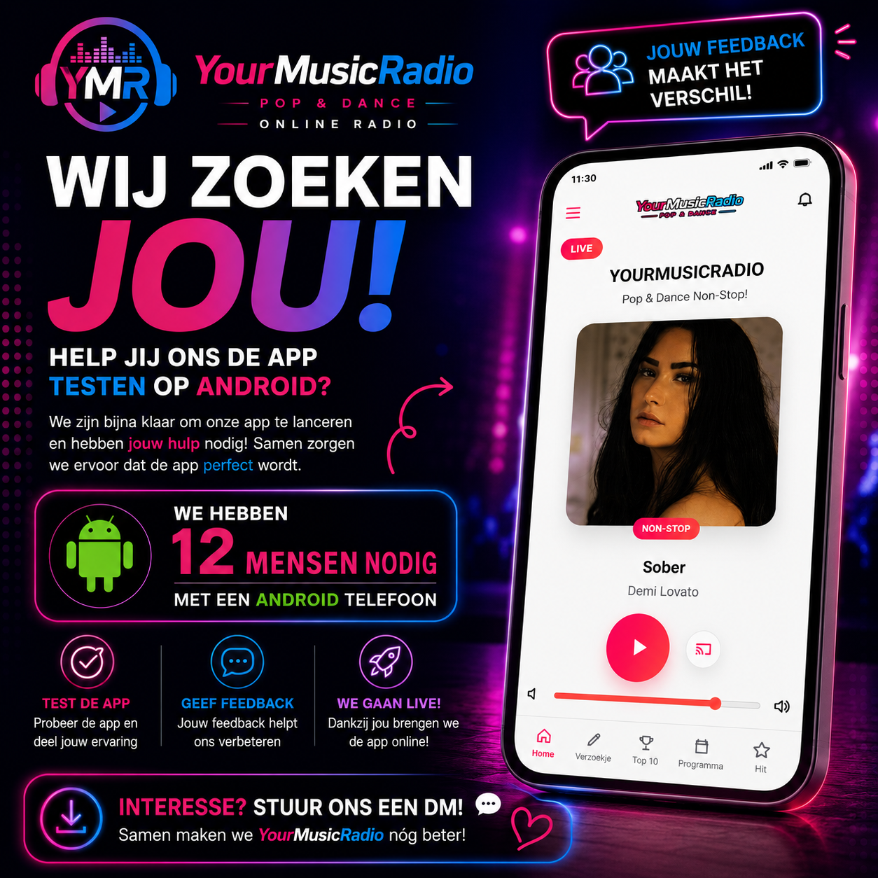 Wij zoeken jou!
